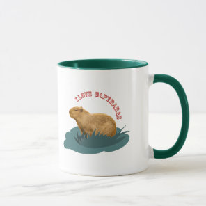 I love capybaras mug