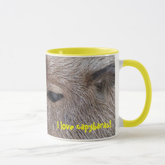 I love capybaras mug (Right)