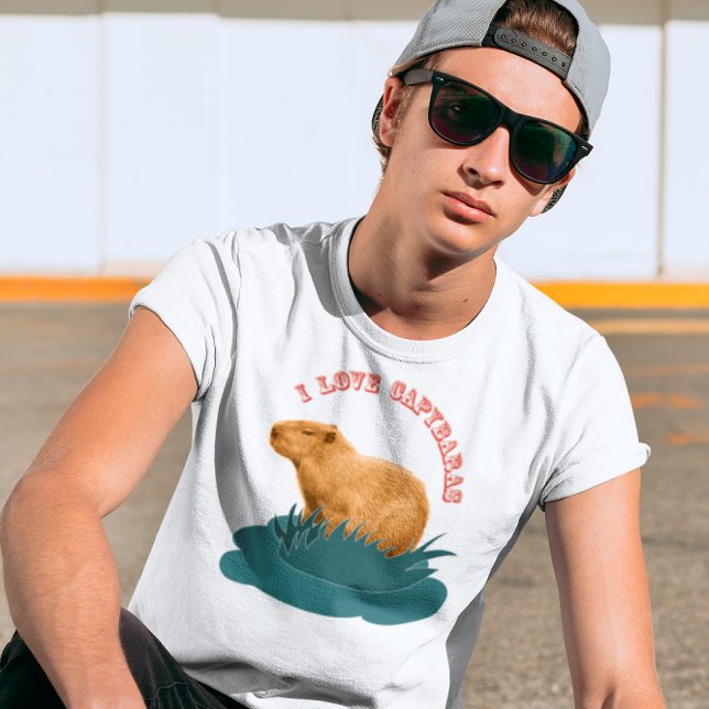 I love capybaras T-Shirt (I love capybaras)