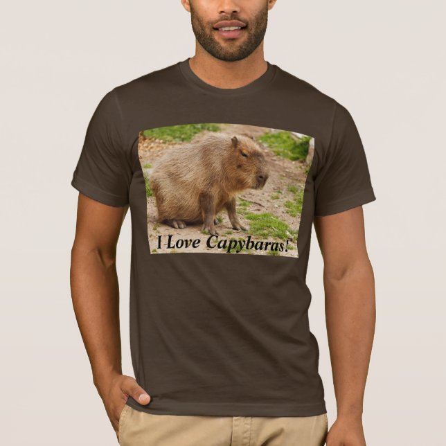 I Love Capybaras! T-shirt (Front)