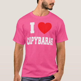 I Love Capybaras T-Shirt