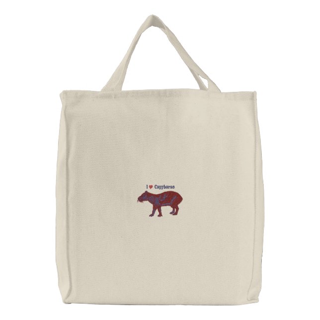 I Love Capybaras Tote bag (Front)