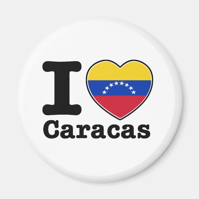 I love Caracas Magnet (Front)