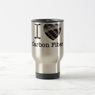 I Love Carbon Fiber Travel Mug