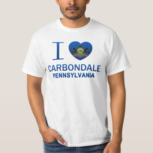 I Love Carbondale PA T_Shirt