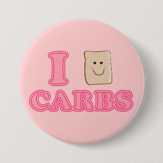 I love Carbs Button