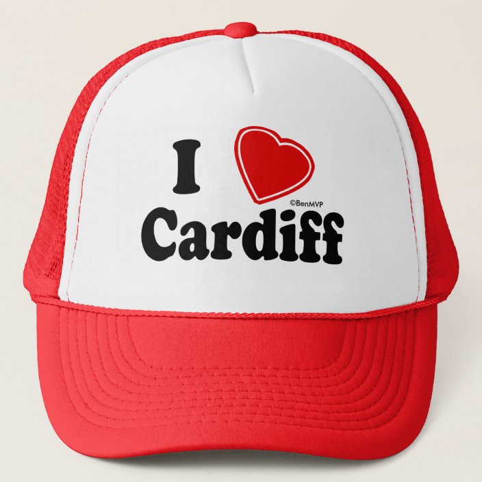 I Love Cardiff Hat