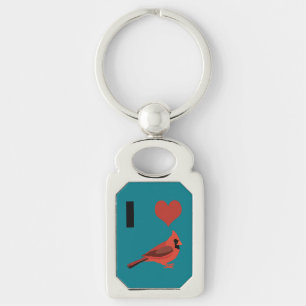 I love Cardinals Keychain