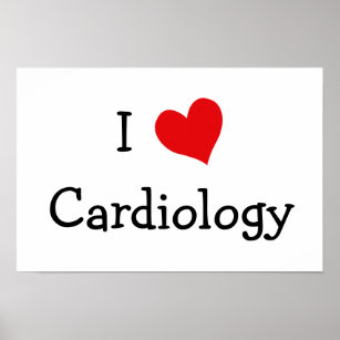 I Love Cardiology Poster