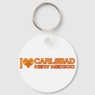 I Love Carlsbad, NM Keychain