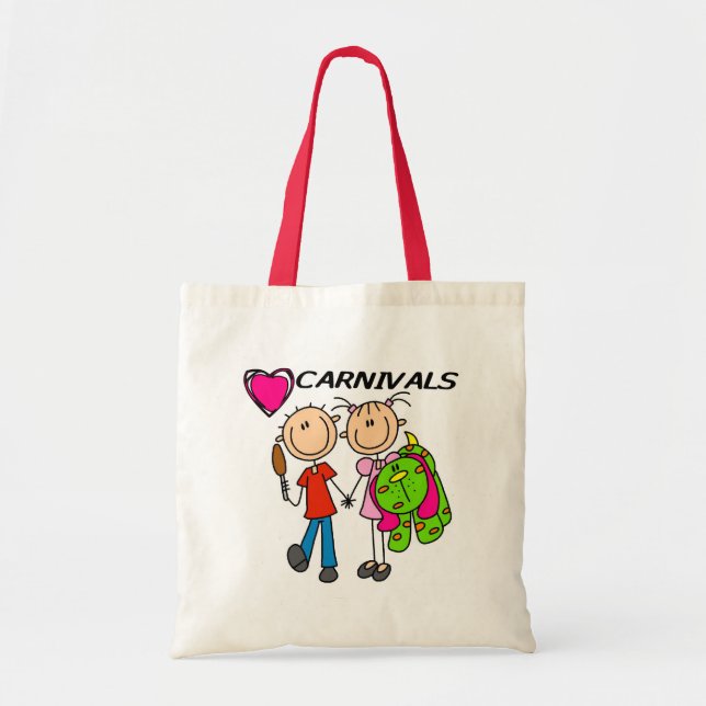 I Love Carnivals Tote Bag (Front)