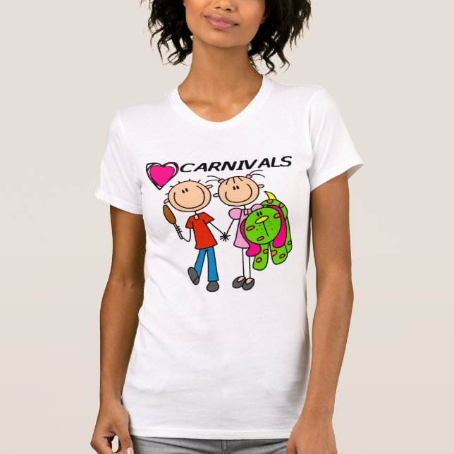 I Love Carnivals Tshirts and Gifts (Front)