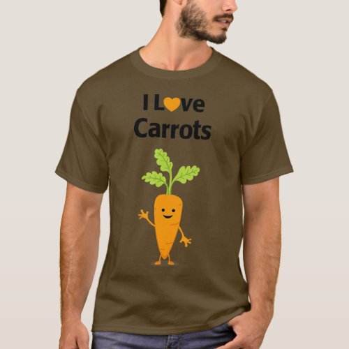 I Love Carrots   1  T_Shirt