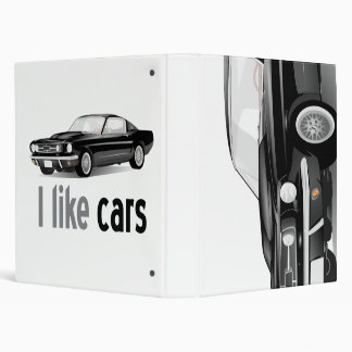 I love cars binder