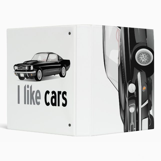 I love cars binder (Background)