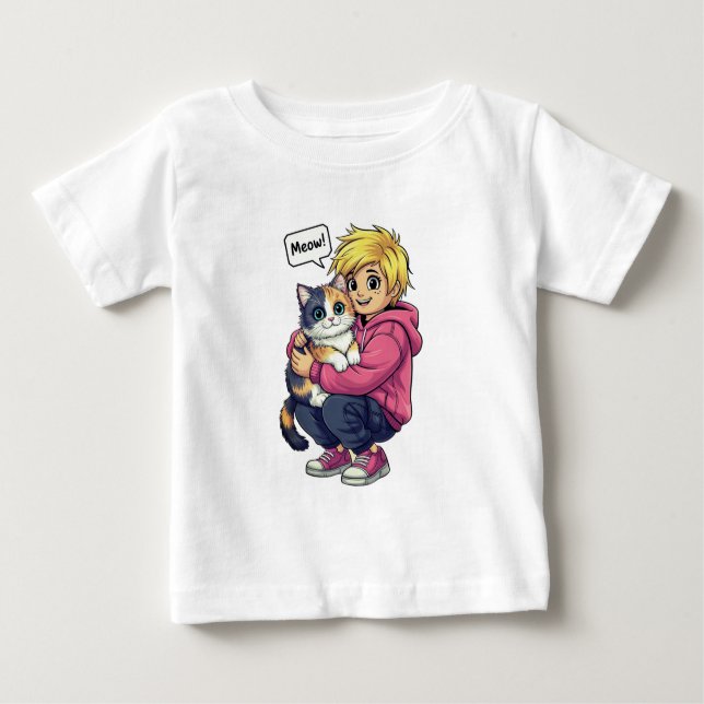 I love cat baby T-Shirt (Front)