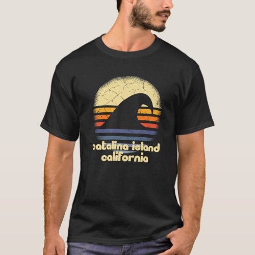 I Love Catalina Island California Ocean Wave CA T_Shirt