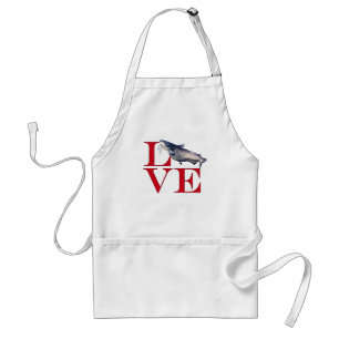 I Love Catfish Adult Apron