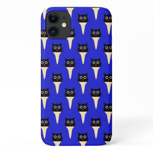 I love cats and ice cream   iPhone 11 case