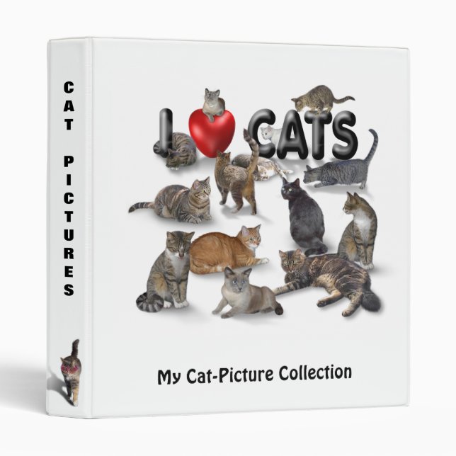 I love Cats 😻 Binder (Front/Spine)