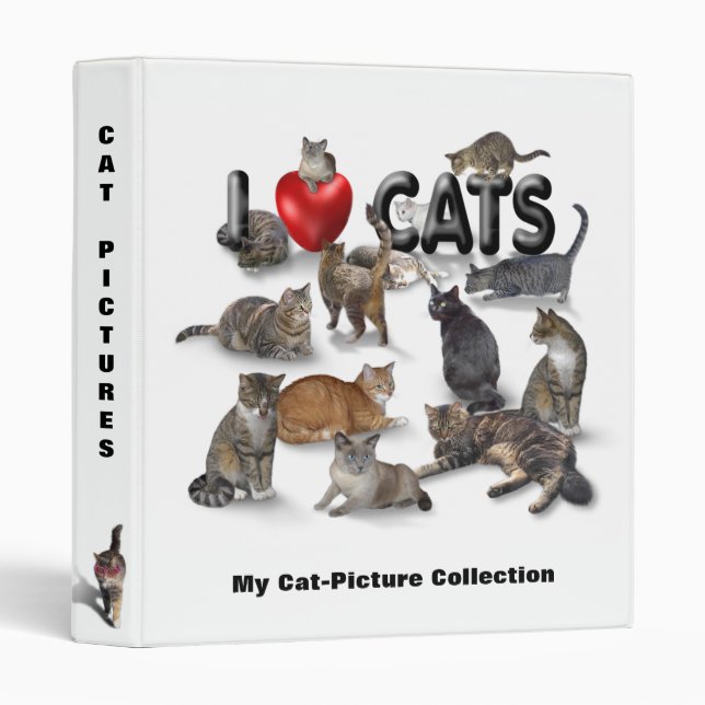I love Cats Binder (Front/Spine)