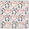I Love Cats! (Black and Red Outlines on White)