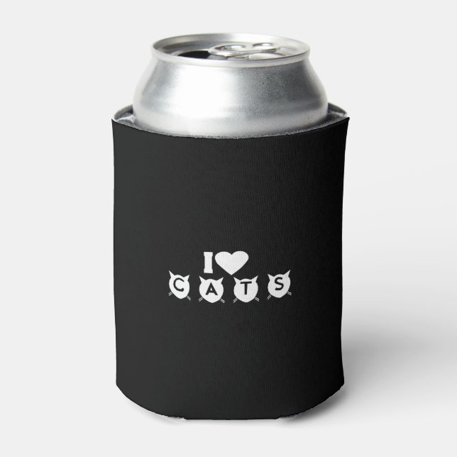 i love cats can cooler (Can Front)