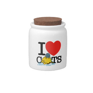 I Love Cats Candy Jar