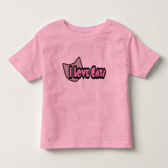 I Love Cats Children's Shirt