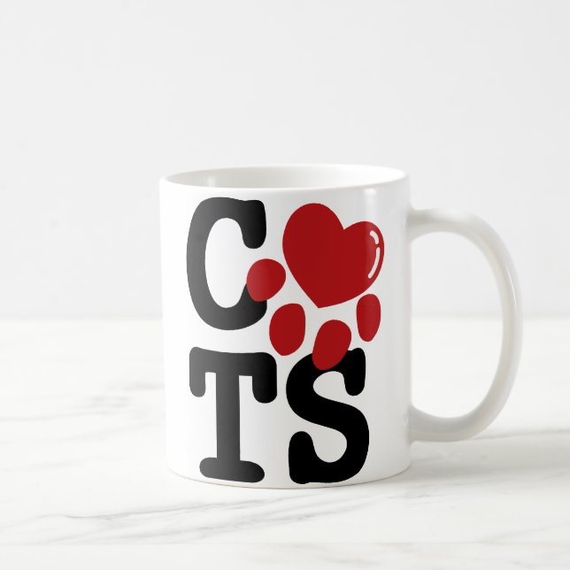 I love Cats Coffee Mug (Right)