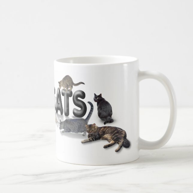 I love Cats Coffee Mug (Right)
