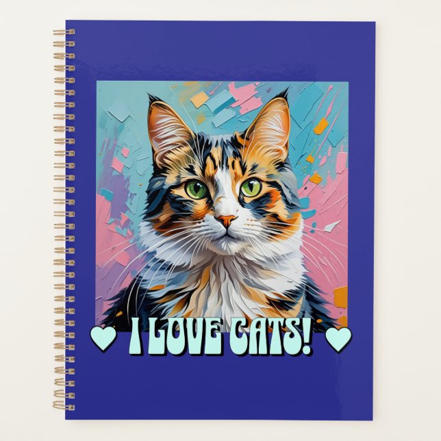 I Love Cats! Planner (Front)