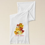 I love Cats Scarf<br><div class="desc">Lots of Cute Cats. This is nice pile of beautiful cute kitty cats. Every cat lover should be satisfied with such a big number of lovely kittens. Maybe I exaggerate a little but it’s still quite a few cats here. And what most important is – they are matched with similar...</div>