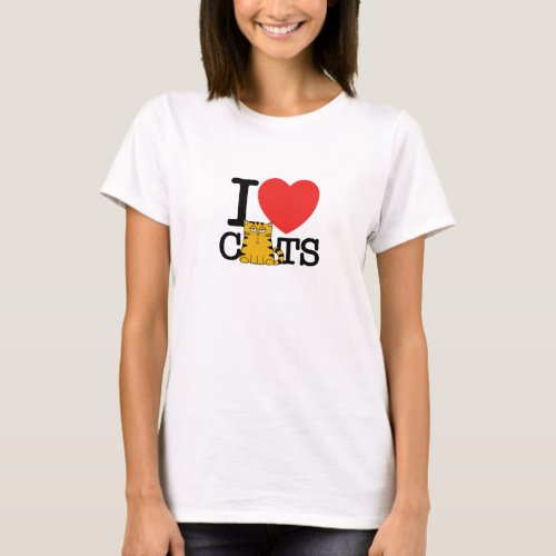 I Love Cats T_Shirt