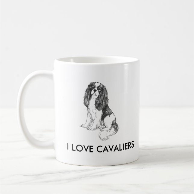 I love Cavaliers Mug (Left)
