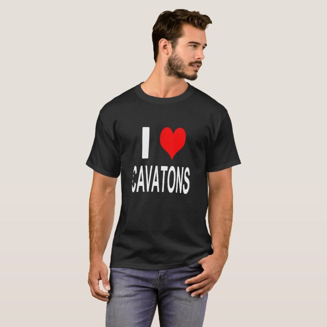 I Love Cavatons Tshirt Cavaton (Front Full)