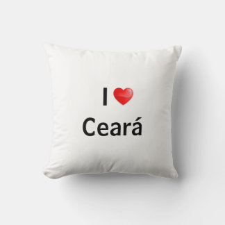 I love Ceará Throw Pillow