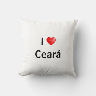 I love Ceará Throw Pillow