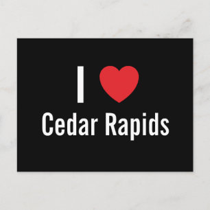 I love Cedar Rapids Postcard