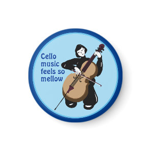 i love cello music magnet
