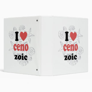 I love Cenozoic funny quote for scientists 3 Ring Binder