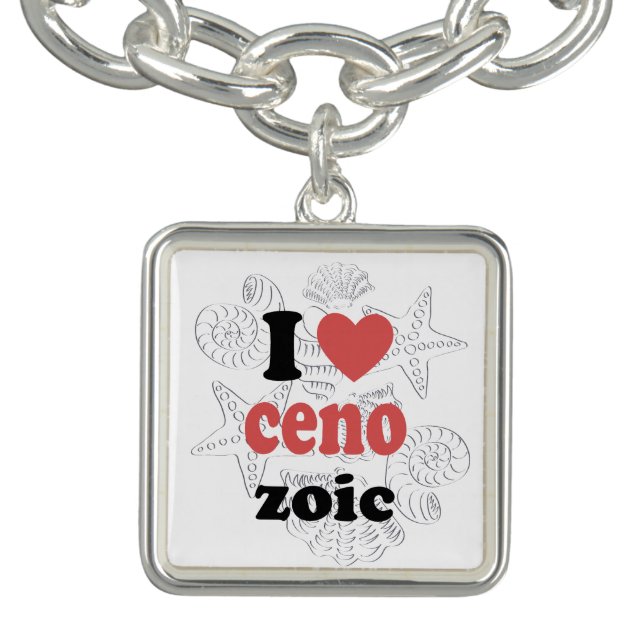 I love Cenozoic funny quote for scientists Bracelet (Design)