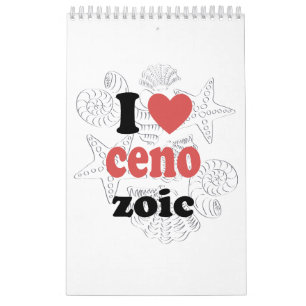 I love Cenozoic funny quote for scientists Calendar