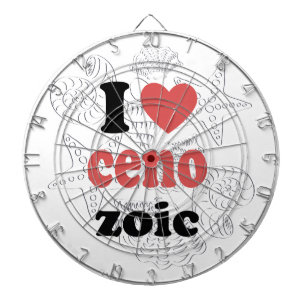 I love Cenozoic funny quote for scientists Dart Board
