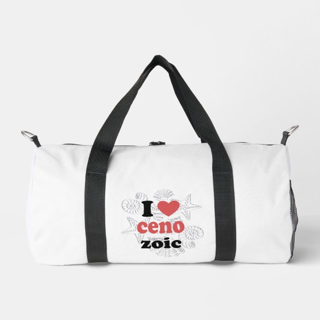 I love Cenozoic funny quote for scientists Duffle Bag (Front)
