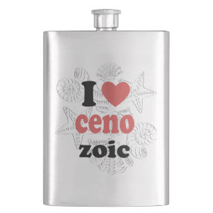 I love Cenozoic funny quote for scientists Flask