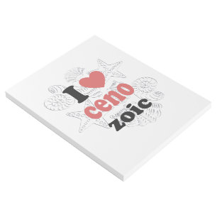 I love Cenozoic funny quote for scientists Gallery Wrap