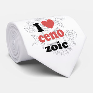 I love Cenozoic funny quote for scientists Neck Tie