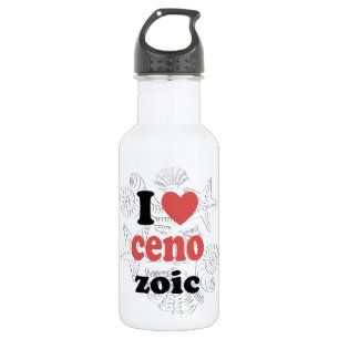 I love Cenozoic funny quote for scientists Stainless Steel Water Bottle