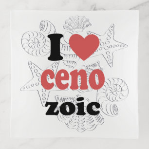 I love Cenozoic funny quote for scientists Trinket Tray